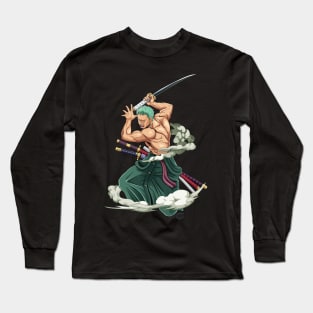 Zoro one piece anime Long Sleeve T-Shirt